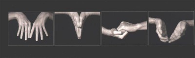 Four Hands, 2001 [Quatre mains] Studio Bill Viola