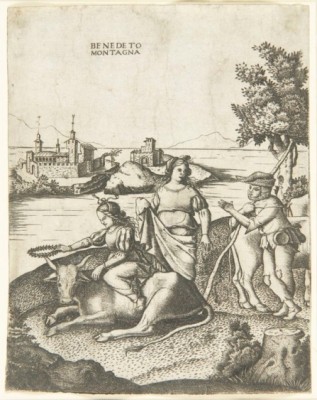 Benedetto Montagna (1481-1558), Gravure sur cuivre, début XVIème siècle, Coll. A.R.