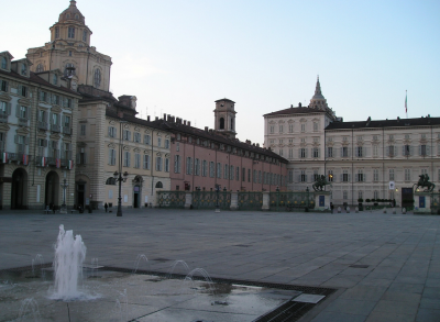 Turin, Piazza Castello (Cliché de Jean-Louis Tissier)
