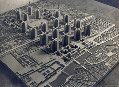 Figure 1 : Plan Voisin, Le Corbusier (Source : Ville de Paris)